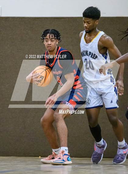 Thumbnail 1 in Freedom Christian Academy vs. Wayne Preparatory Academy (Ike Levy Veterans Basketball Tournament) photogallery.