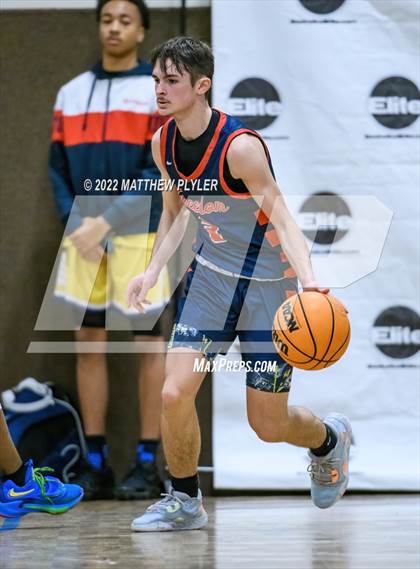 Thumbnail 2 in Freedom Christian Academy vs. Wayne Preparatory Academy (Ike Levy Veterans Basketball Tournament) photogallery.