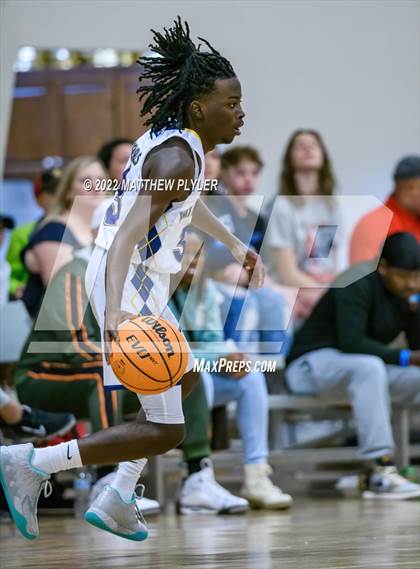 Thumbnail 3 in Freedom Christian Academy vs. Wayne Preparatory Academy (Ike Levy Veterans Basketball Tournament) photogallery.