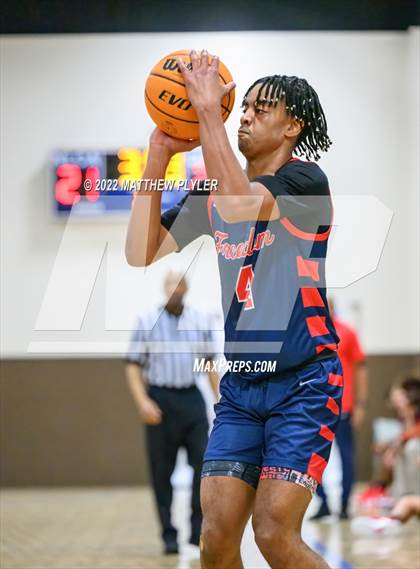 Thumbnail 3 in Freedom Christian Academy vs. Wayne Preparatory Academy (Ike Levy Veterans Basketball Tournament) photogallery.