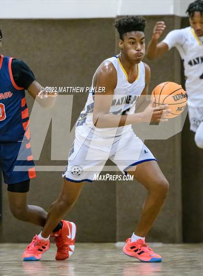 Thumbnail 1 in Freedom Christian Academy vs. Wayne Preparatory Academy (Ike Levy Veterans Basketball Tournament) photogallery.
