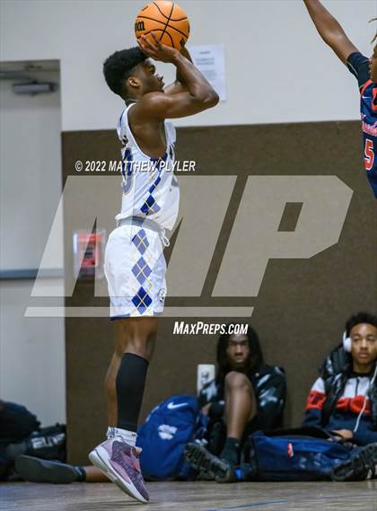 Thumbnail 3 in Freedom Christian Academy vs. Wayne Preparatory Academy (Ike Levy Veterans Basketball Tournament) photogallery.