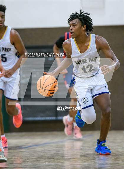 Thumbnail 1 in Freedom Christian Academy vs. Wayne Preparatory Academy (Ike Levy Veterans Basketball Tournament) photogallery.