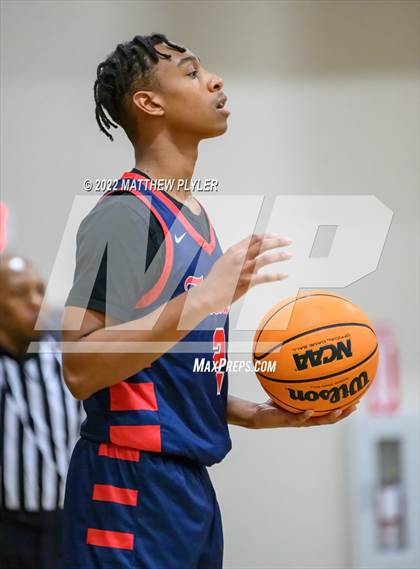 Thumbnail 1 in Freedom Christian Academy vs. Wayne Preparatory Academy (Ike Levy Veterans Basketball Tournament) photogallery.