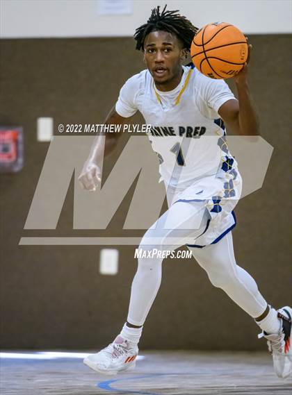 Thumbnail 1 in Freedom Christian Academy vs. Wayne Preparatory Academy (Ike Levy Veterans Basketball Tournament) photogallery.