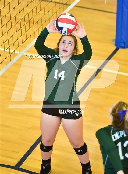 Thumbnail 2 in St. Scholastica vs Archbishop Chapelle (Catholic League Tournament) photogallery.