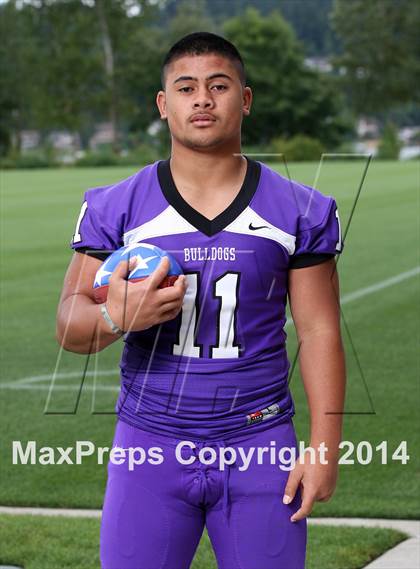Thumbnail 2 in Foster (USA Football/MaxPreps Media Day Event) photogallery.