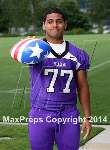 Thumbnail 1 in Foster (USA Football/MaxPreps Media Day Event) photogallery.