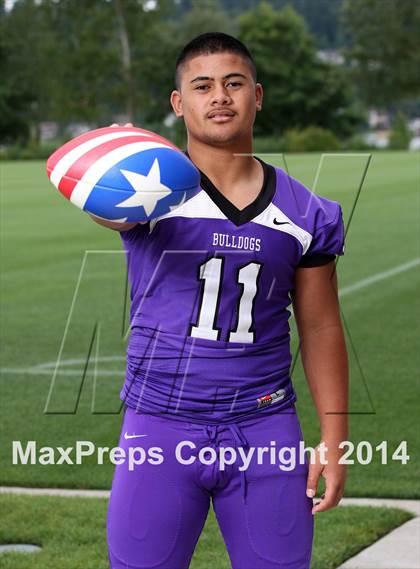 Thumbnail 1 in Foster (USA Football/MaxPreps Media Day Event) photogallery.