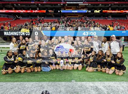 Thumbnail 1 in Harris County vs. Washington County (GHSA Division 1 Championship) photogallery.