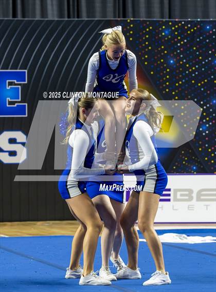 Thumbnail 2 in Valley Christian - Cheer (AIA Division IV Final) photogallery.