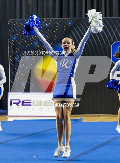 Thumbnail 3 in Valley Christian - Cheer (AIA Division IV Final) photogallery.
