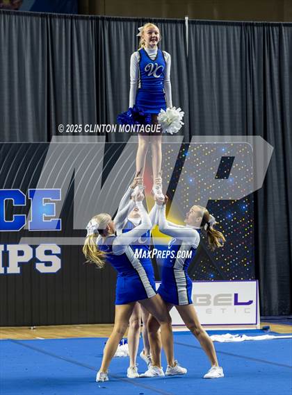 Thumbnail 3 in Valley Christian - Cheer (AIA Division IV Final) photogallery.