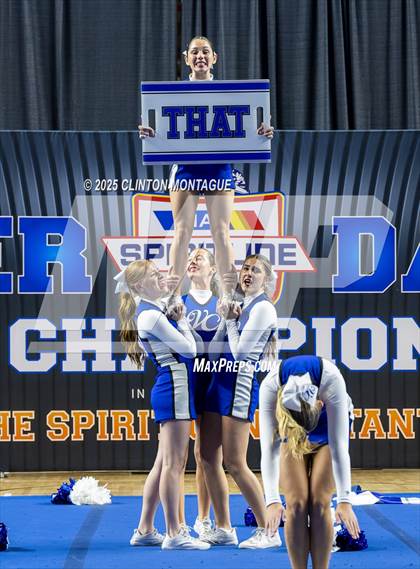 Thumbnail 2 in Valley Christian - Cheer (AIA Division IV Final) photogallery.