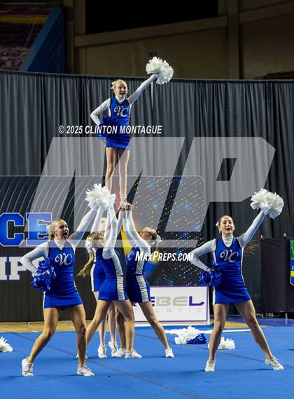 Thumbnail 3 in Valley Christian - Cheer (AIA Division IV Final) photogallery.