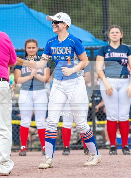 Thumbnail 3 in Edison vs. St. Lawrence Central (NYSPHSAA Class C Semifinal) photogallery.