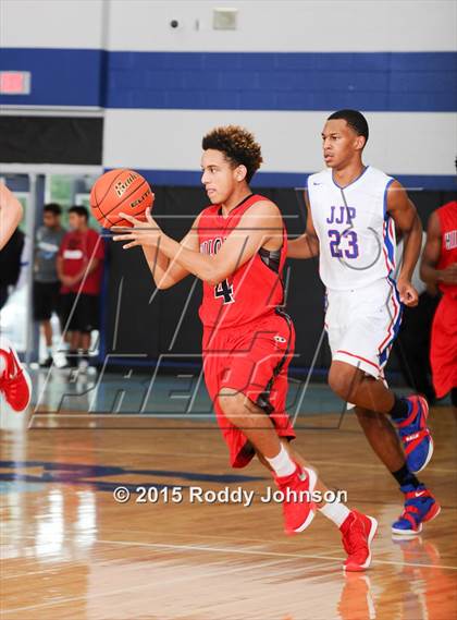 Thumbnail 3 in Pearce vs. Hillcrest (McDonald's Texas Invitational) photogallery.