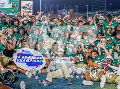 Thumbnail 1 in Warner Robins vs. Ware County (GHSA 5A Championship) photogallery.
