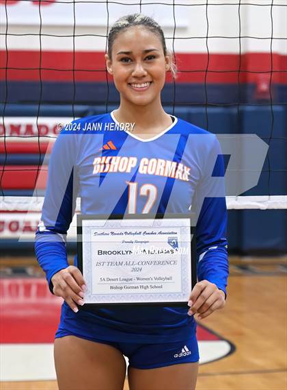 Thumbnail 3 in Bishop Gorman vs Coronado (NIAA 5A Southern Region Final) photogallery.