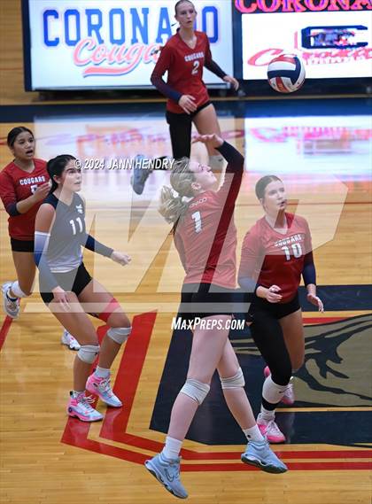 Thumbnail 3 in Bishop Gorman vs Coronado (NIAA 5A Southern Region Final) photogallery.