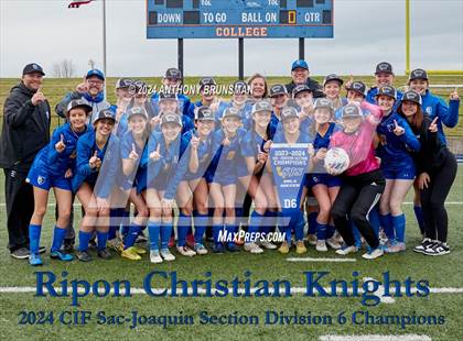 Thumbnail 2 in Ripon Christian vs. Stone Ridge Christian (CIF SJS D6 Final) photogallery.