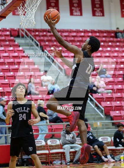 Thumbnail 3 in JV: Village Tech vs Burkburnett (Mineral Wells JV Tournament) photogallery.