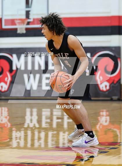 Thumbnail 1 in JV: Village Tech vs Burkburnett (Mineral Wells JV Tournament) photogallery.