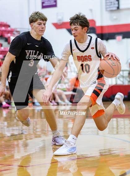 Thumbnail 1 in JV: Village Tech vs Burkburnett (Mineral Wells JV Tournament) photogallery.