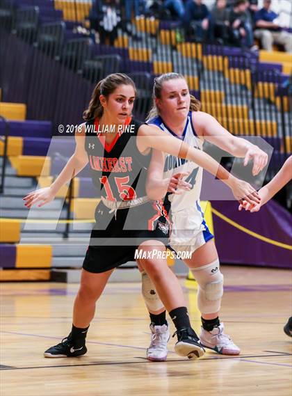 Thumbnail 2 in Amherst Central vs. Cicero-North Syracuse (Amsterdam Holiday College Showcase) photogallery.