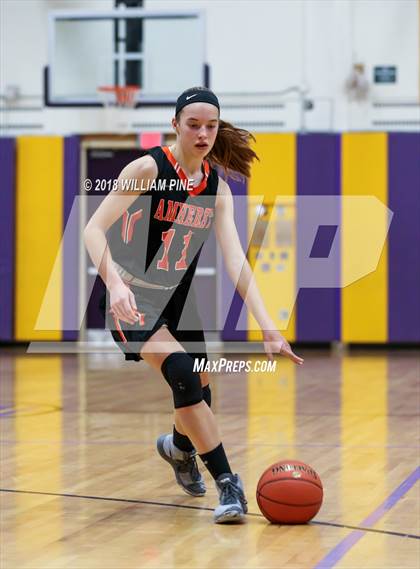 Thumbnail 2 in Amherst Central vs. Cicero-North Syracuse (Amsterdam Holiday College Showcase) photogallery.