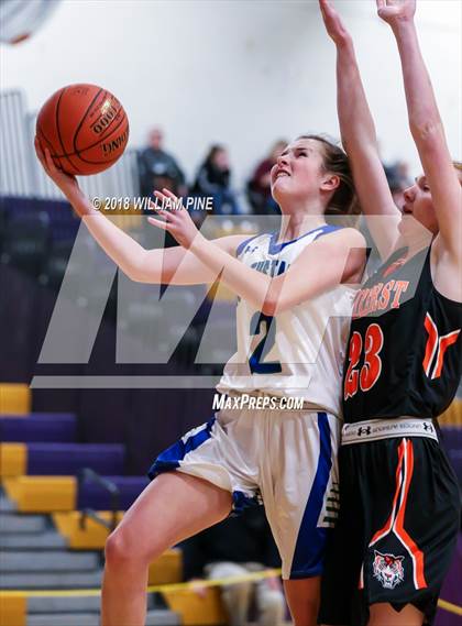 Thumbnail 2 in Amherst Central vs. Cicero-North Syracuse (Amsterdam Holiday College Showcase) photogallery.