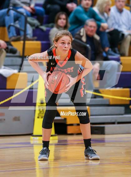 Thumbnail 2 in Amherst Central vs. Cicero-North Syracuse (Amsterdam Holiday College Showcase) photogallery.
