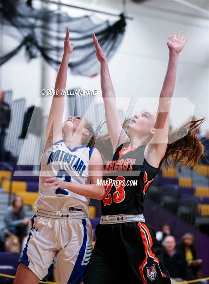 Thumbnail 1 in Amherst Central vs. Cicero-North Syracuse (Amsterdam Holiday College Showcase) photogallery.