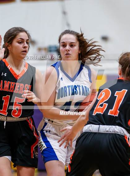 Thumbnail 2 in Amherst Central vs. Cicero-North Syracuse (Amsterdam Holiday College Showcase) photogallery.