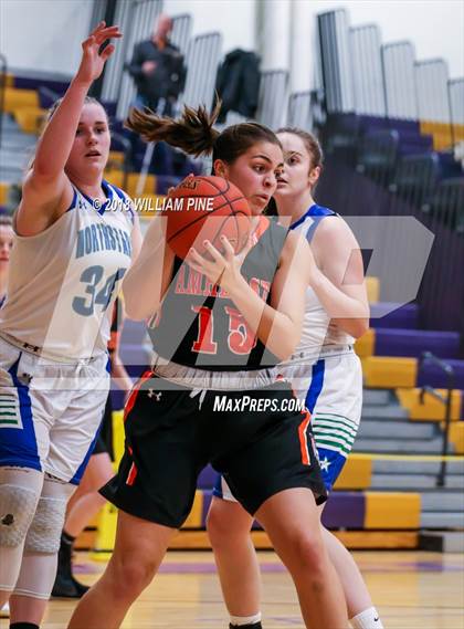 Thumbnail 2 in Amherst Central vs. Cicero-North Syracuse (Amsterdam Holiday College Showcase) photogallery.