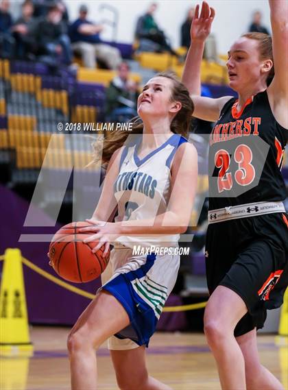 Thumbnail 3 in Amherst Central vs. Cicero-North Syracuse (Amsterdam Holiday College Showcase) photogallery.