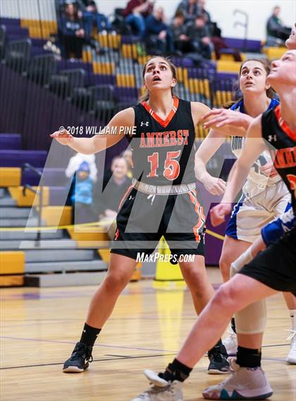 Thumbnail 1 in Amherst Central vs. Cicero-North Syracuse (Amsterdam Holiday College Showcase) photogallery.