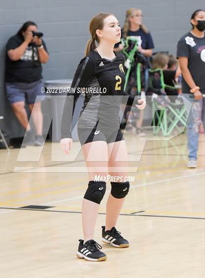 Thumbnail 2 in Vista Grande vs Rock Point (Epic Tourneys Volleyball Invite) photogallery.