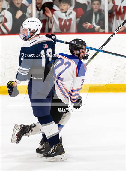 Thumbnail 3 in Hamilton-Wenham Regional @ Newton South (MIAA Division 3 North 1st Round) photogallery.