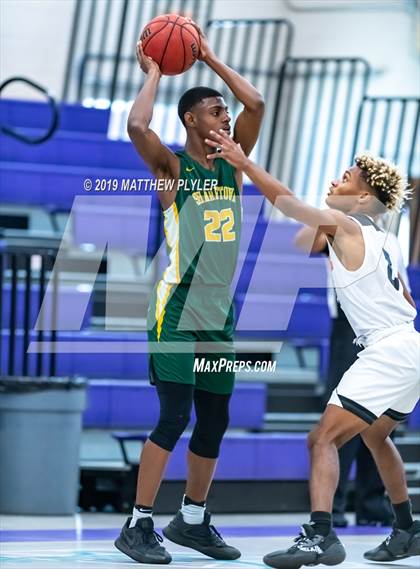 Thumbnail 1 in Sarasota vs. Sharpstown (Village Christian Holiday Tournament) photogallery.