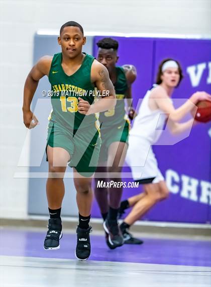 Thumbnail 3 in Sarasota vs. Sharpstown (Village Christian Holiday Tournament) photogallery.