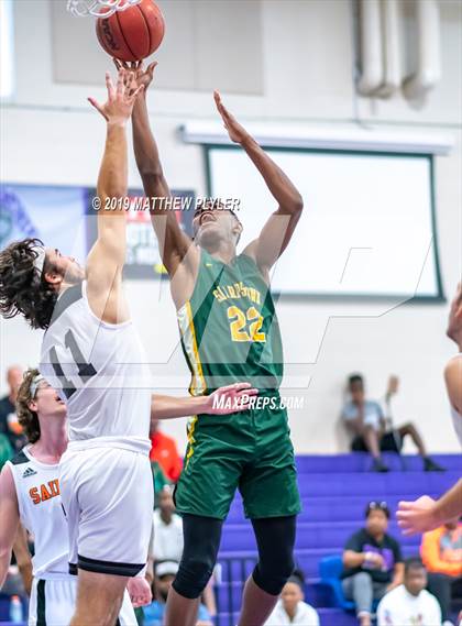 Thumbnail 2 in Sarasota vs. Sharpstown (Village Christian Holiday Tournament) photogallery.
