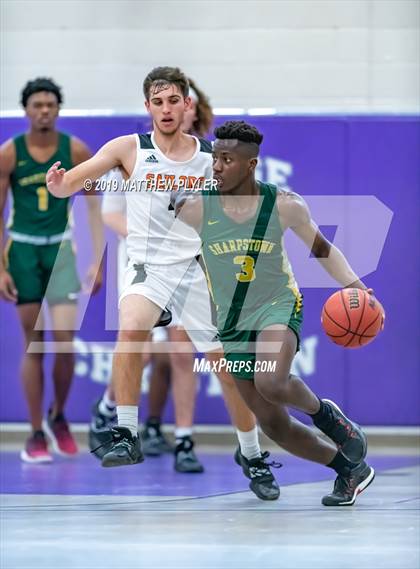 Thumbnail 1 in Sarasota vs. Sharpstown (Village Christian Holiday Tournament) photogallery.