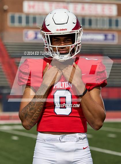 Thumbnail 2 in Milton Football (Preseason Top 25 Photo Shoot) photogallery.