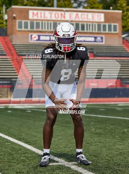 Thumbnail 2 in Milton Football (Preseason Top 25 Photo Shoot) photogallery.