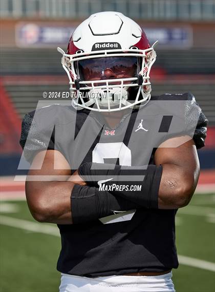 Thumbnail 3 in Milton Football (Preseason Top 25 Photo Shoot) photogallery.