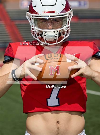 Thumbnail 3 in Milton Football (Preseason Top 25 Photo Shoot) photogallery.