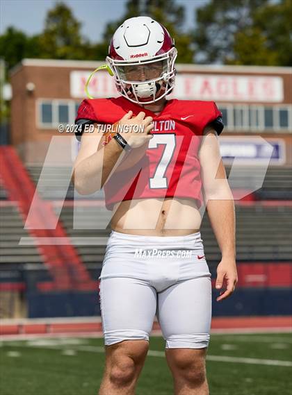 Thumbnail 1 in Milton Football (Preseason Top 25 Photo Shoot) photogallery.