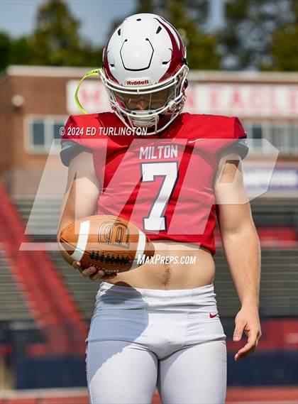 Thumbnail 3 in Milton Football (Preseason Top 25 Photo Shoot) photogallery.