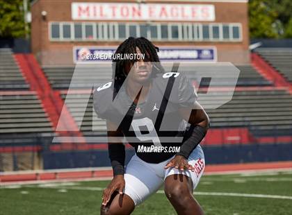 Thumbnail 3 in Milton Football (Preseason Top 25 Photo Shoot) photogallery.